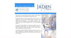 Desktop Screenshot of jadensolutions.in