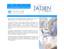 Tablet Screenshot of jadensolutions.in